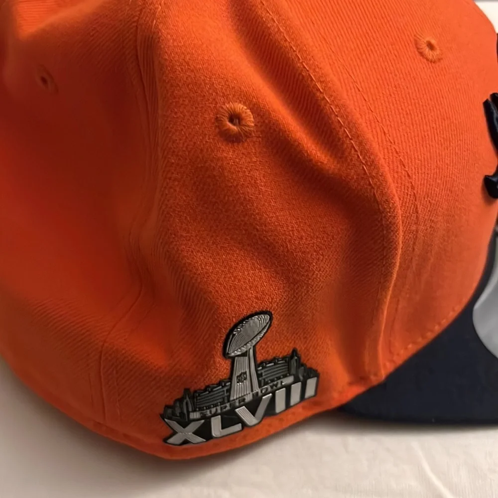 New era 59fifty 7 1/2 orange, navy and white cap - Picture 4 of 4